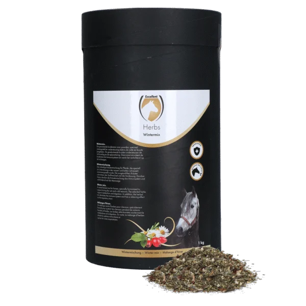 Amestec de plante aromatice pentru iarnă, pentru cai, 1 kg – Excellent Horse Herbs Wintermix