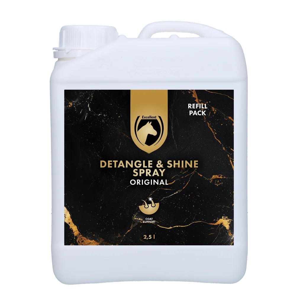 Spray pentru coamă și coadă, pentru descurcare, 2,5 l – Excellent Horse Hi Gloss Spray Refill - imagine 1