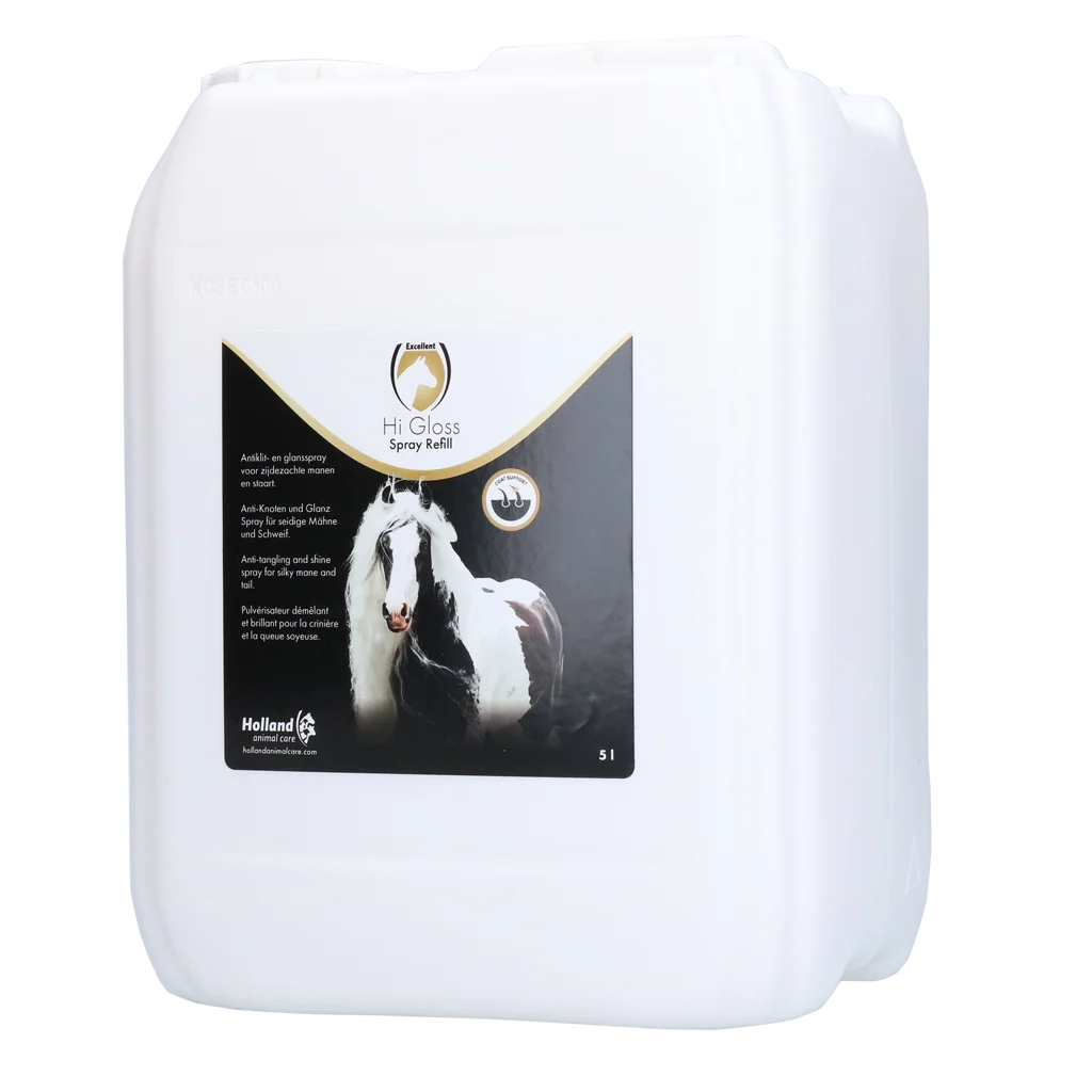 Spray pentru coamă și coadă, pentru descurcare, 5 l – Excellent Horse Hi Gloss Spray Refill - imagine 1