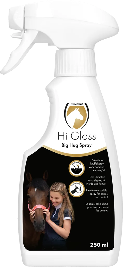 Spray cu lavandă pentru coamă și coadă, 250 ml – Excellent Horse Hi Gloss Big Hug Spray - imagine 1