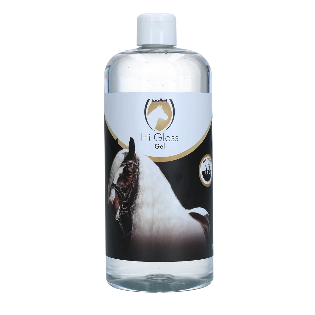 Gel pentru luciul coamei și cozii, 1 l – Excellent Horse Hi Gloss Gel - imagine 1