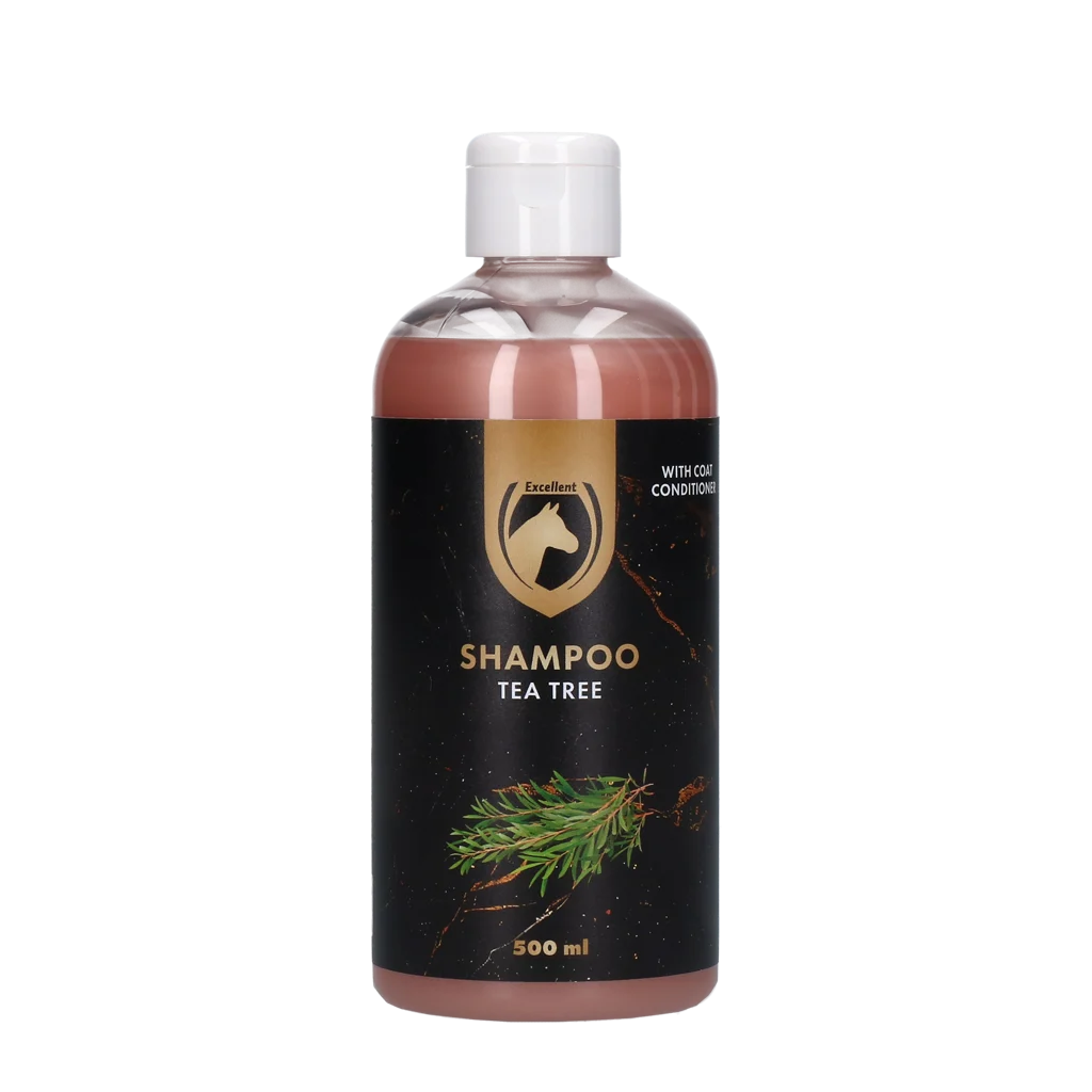 Șampon pentru cai pentru o blană strălucitoare, 500 ml – Excellent Horse Hi Gloss Shampoo Tea Tree - imagine 1