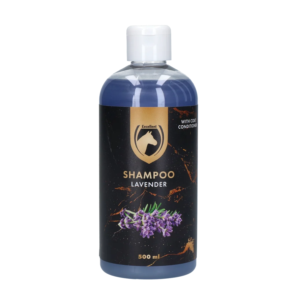 Șampon pentru cai pentru o blană strălucitoare, 500 ml – Excellent Horse Hi Gloss Shampoo Lavender - imagine 1