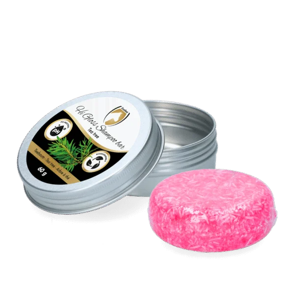 Șampon solid pentru cai cu balsam, Tea Tree, 60 g – Excellent Horse Hi Gloss Shampoo Bar