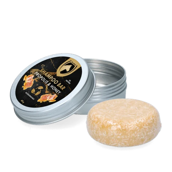 Șampon solid pentru cai cu balsam, propolis și miere, 60 g – Excellent Horse Hi Gloss Shampoo Bar
