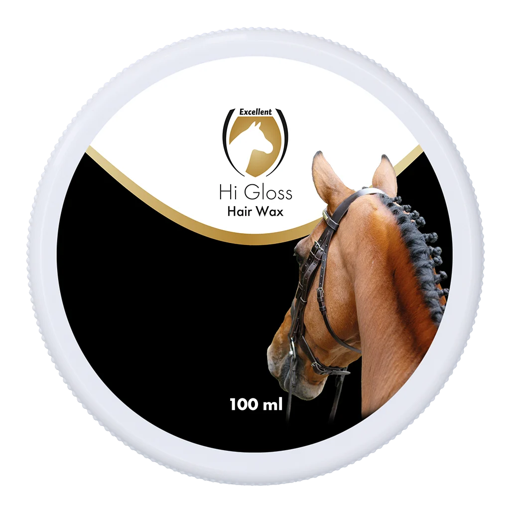 Ceară pentru coamă și coadă, 100 ml – Excellent Horse Hi Gloss Hair Wax - imagine 2