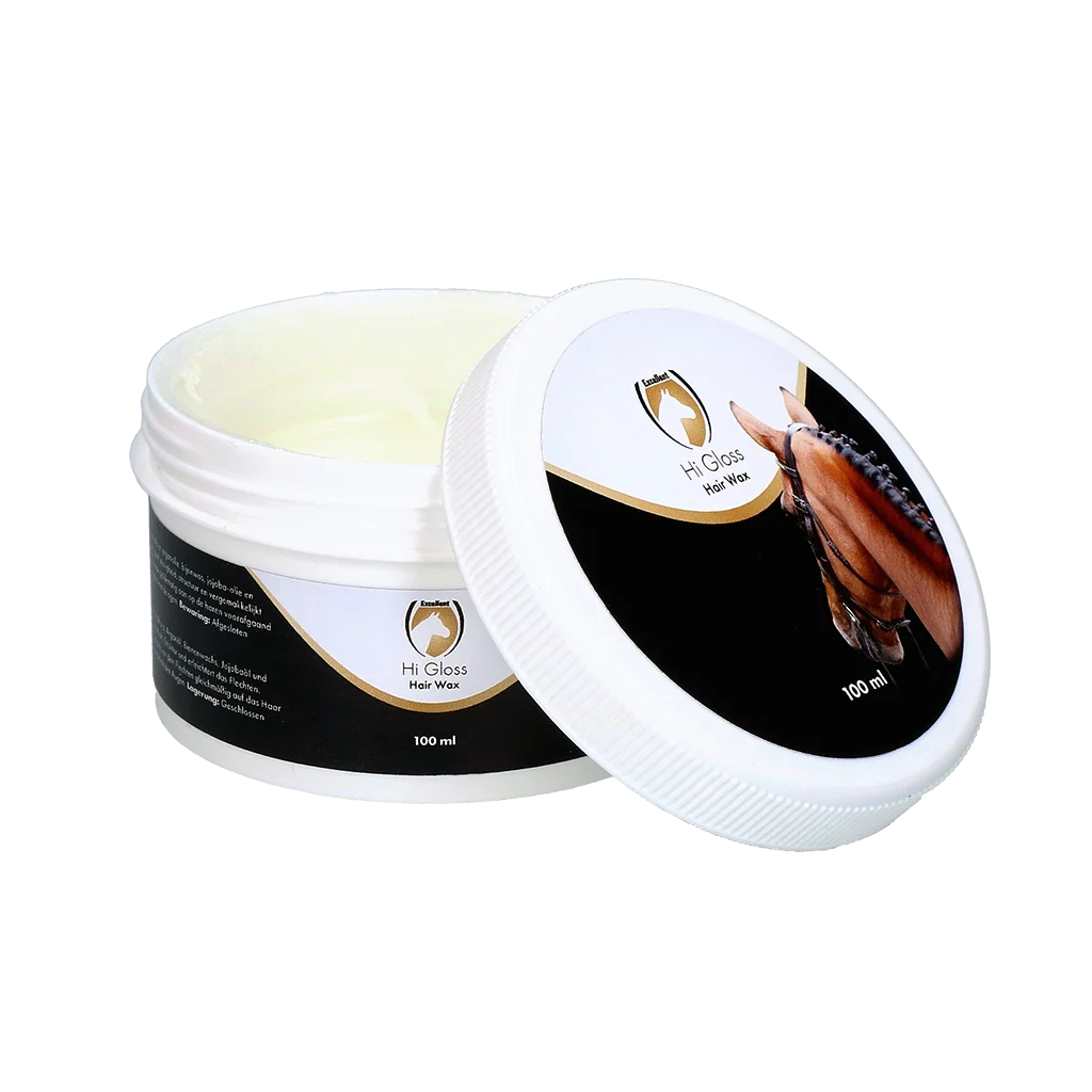 Ceară pentru coamă și coadă, 100 ml – Excellent Horse Hi Gloss Hair Wax - imagine 1