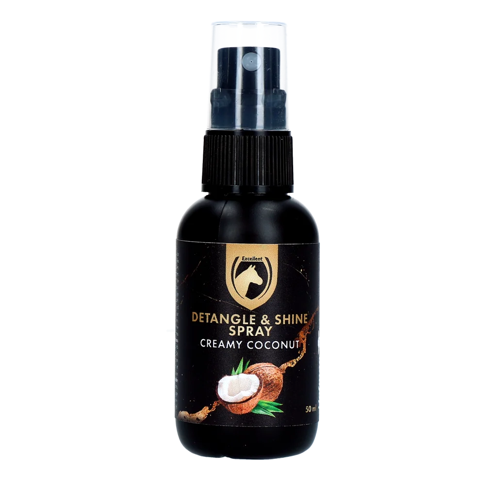 Spray pentru descurcarea coamei și cozii, set cadou 5 x 50 ml – Excellent Horse Detangle & Shine Spray - imagine 3