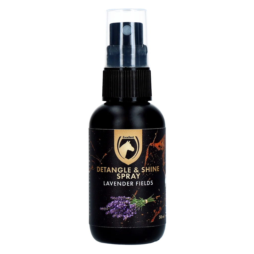 HIGL8060L-1.png Spray pentru descurcarea coamei și cozii, 50 ml – Excellent Horse Detangle & Shine Spray Lavender Fields - imagine 1