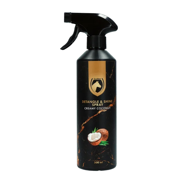 Spray pentru descurcarea coamei și a cozii, 500 ml – Excellent Horse Detangle & Shine Spray Creamy Coconut