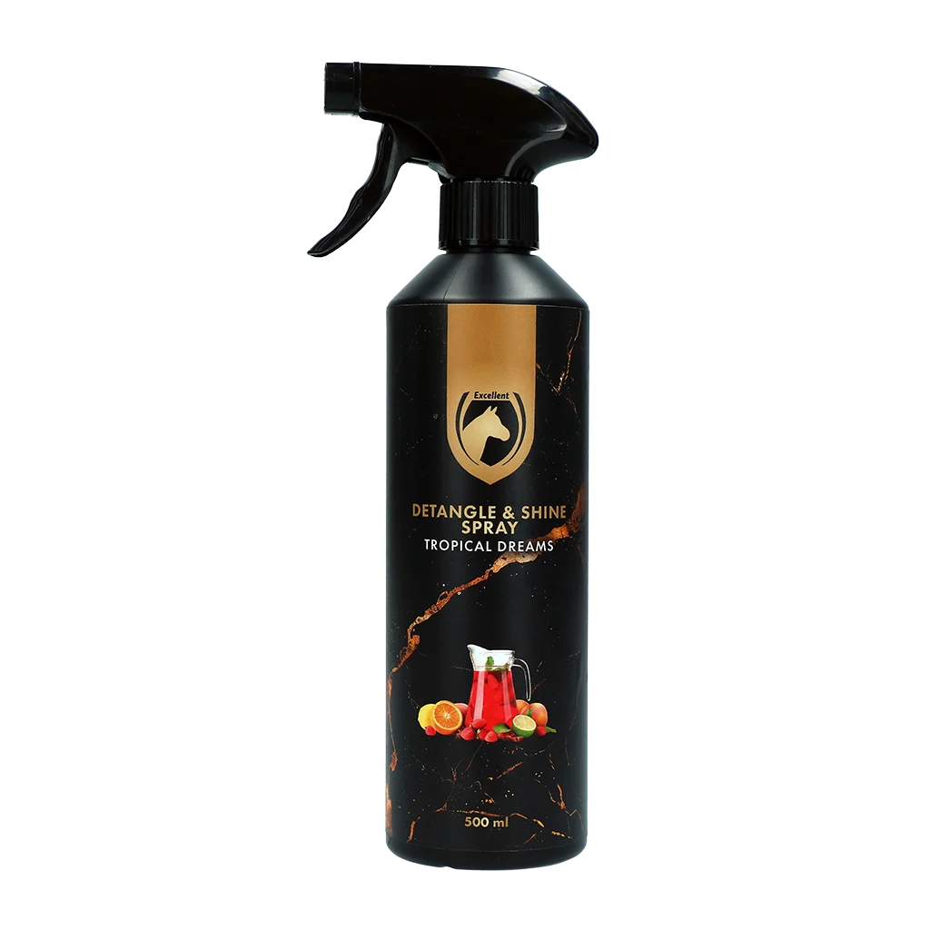 Spray pentru descurcarea coamei și cozii, 500 ml – Excellent Horse Detangle & Shine Spray Tropical Dreams - imagine 1