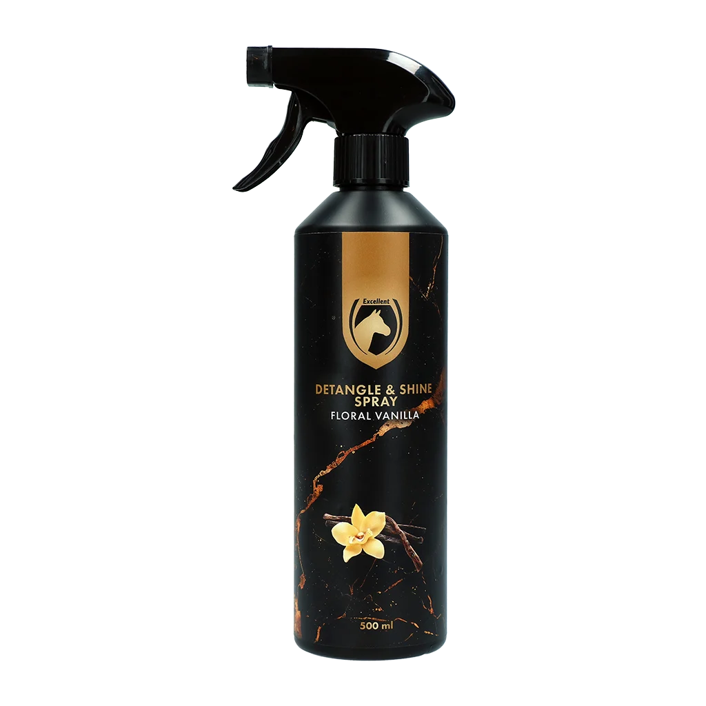 Spray pentru descurcarea coamei și cozii, 500 ml – Excellent Horse Detangle & Shine Spray Floral Vanilla - imagine 1