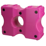 Blocuri cavaletti din plastic, roz, 2 bucăți, 40 x 30 x 15 cm – Vplast Cavaletti - imagine 2