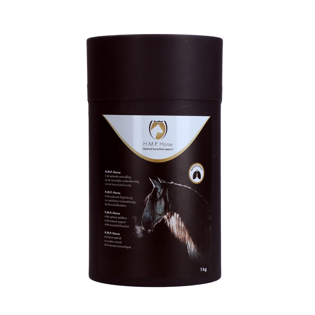 Supliment pentru susținerea căilor respiratorii ale cailor, cu plante, 1 kg – Excellent Horse H.M.P. Powder - imagine 1