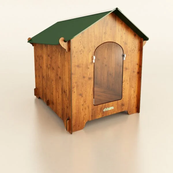 Cușcă XL pentru câini din HPL, 95 x 110 x 89 cm – Cucciolotta Classic