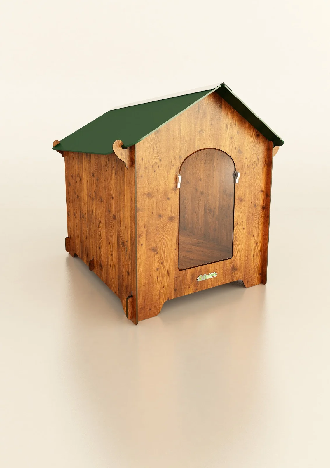 Cușcă XL pentru câini din HPL, 95 x 110 x 89 cm – Cucciolotta Classic - imagine 1