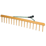 Greblă pentru fân cu margine de nivelare, lățime 64 cm, 16 dinți, fără coadă