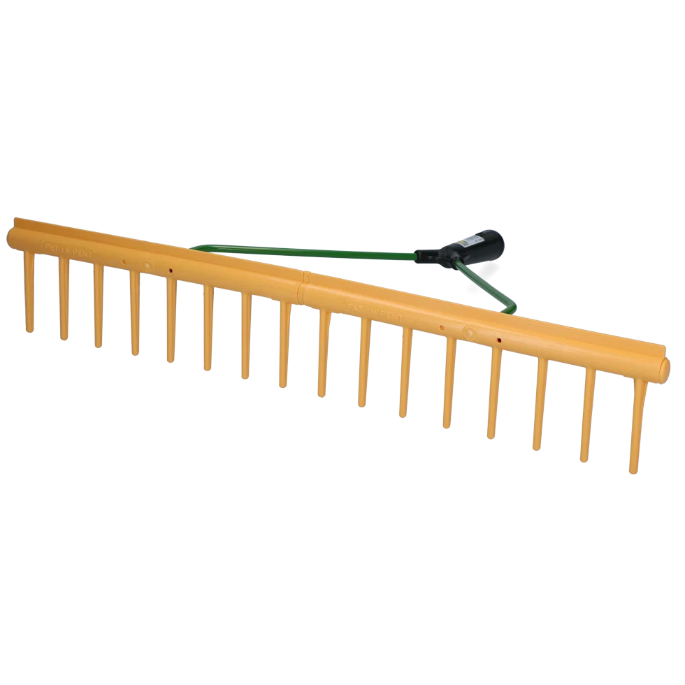 HOOI048.png Greblă pentru fân cu margine de nivelare, lățime 64 cm, 16 dinți, fără coadă - imagine 1