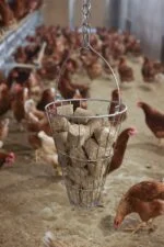 Suport pentru fân din fier galvanizat, cu mâner, înălțime 50 cm – Kerbl - imagine 2