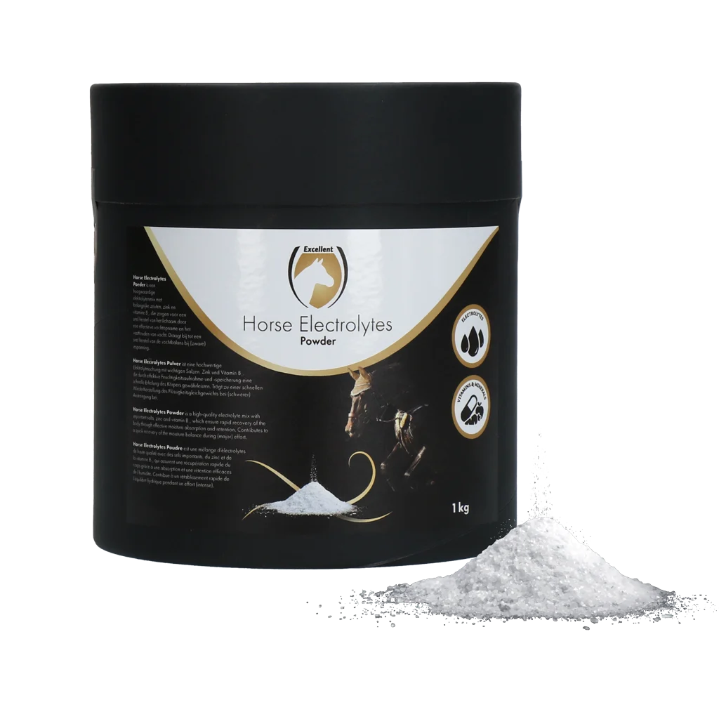 Pudră cu electroliți pentru cai, 1 kg – Excellent Horse Electrolytes Powder - imagine 1