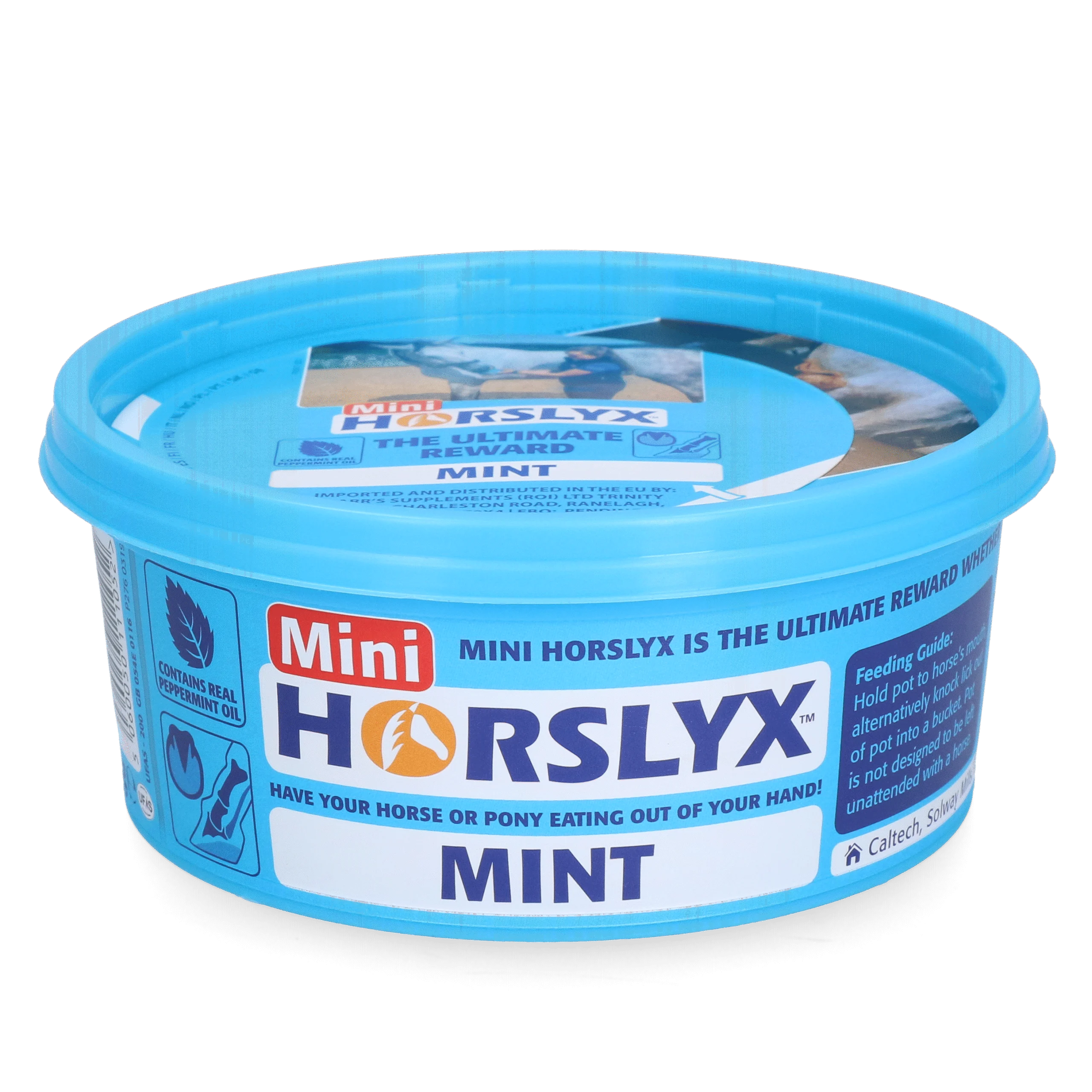 Piatră de lins pentru cai, ca recompensă, 650 g – Horslyx Mini Mint - imagine 1