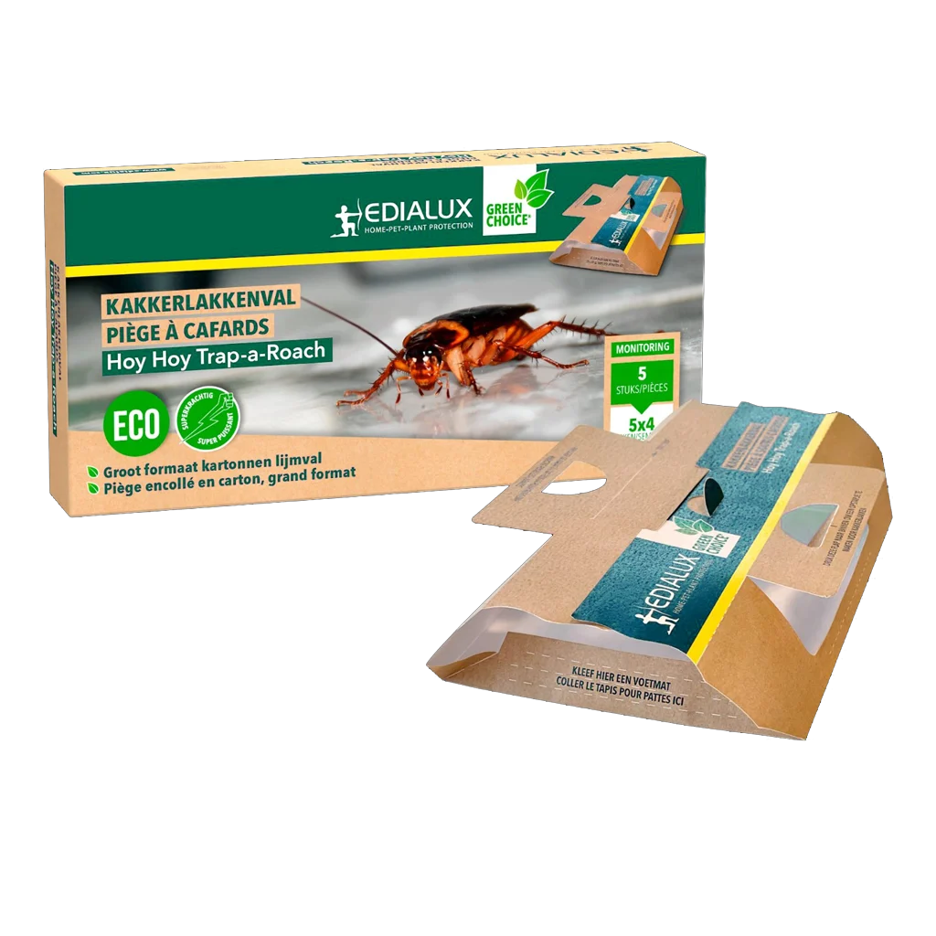 Capcană pentru gândaci cu substanță atractantă, 5 bucăți – Hoy Hoy Trap-A-Roach - imagine 1