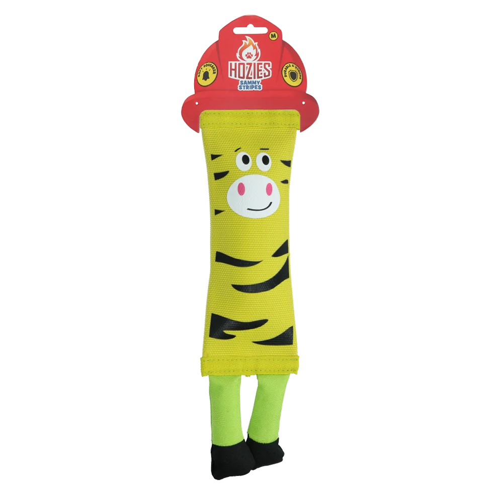 Jucărie pentru câini din furtun de pompieri – Hozies Sammy Stripes M - imagine 1