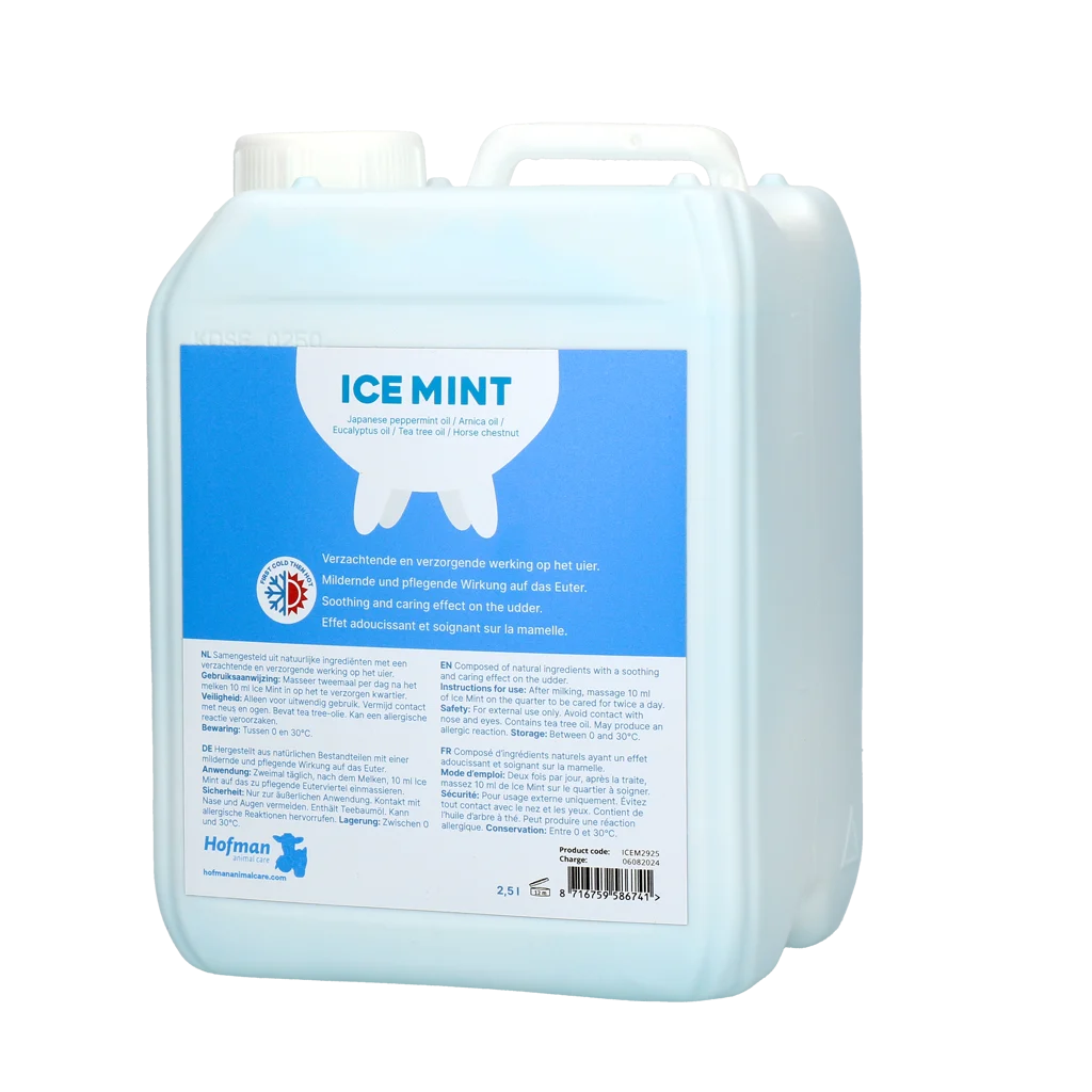 ICEM2925.png Gel pentru uger cu ulei de mentă, 2,5 l și pompă dozatoare – Vet Animal Care Ice Mint - imagine 1