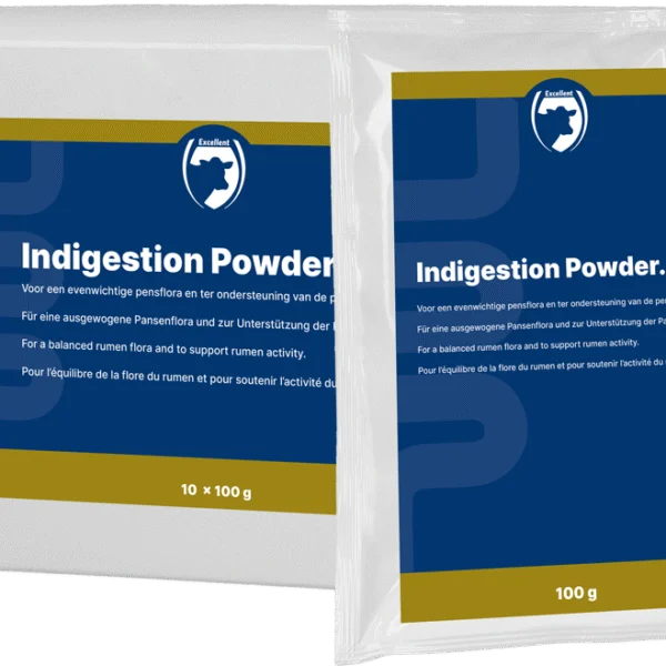 Pulbere pentru rumegare pentru bovine, 10 x 100 g – Excellent Indigestie Poeder