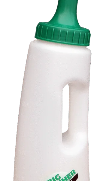 Flacon de administrare orală Easy Drencher Big pentru bovine și viței, complet, 2,5 l, verde