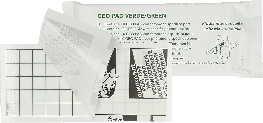 Placă adezivă cu feromon pentru molii alimentare, 13 x 6 cm, 10 bucăți – Hofman Pest Control Geo - imagine 1