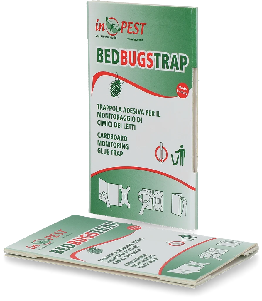 Capcană de monitorizare pentru ploșnițe cu strat adeziv, 16 x 8,5 cm, 10 bucăți – Hofman Pest Control - imagine 1