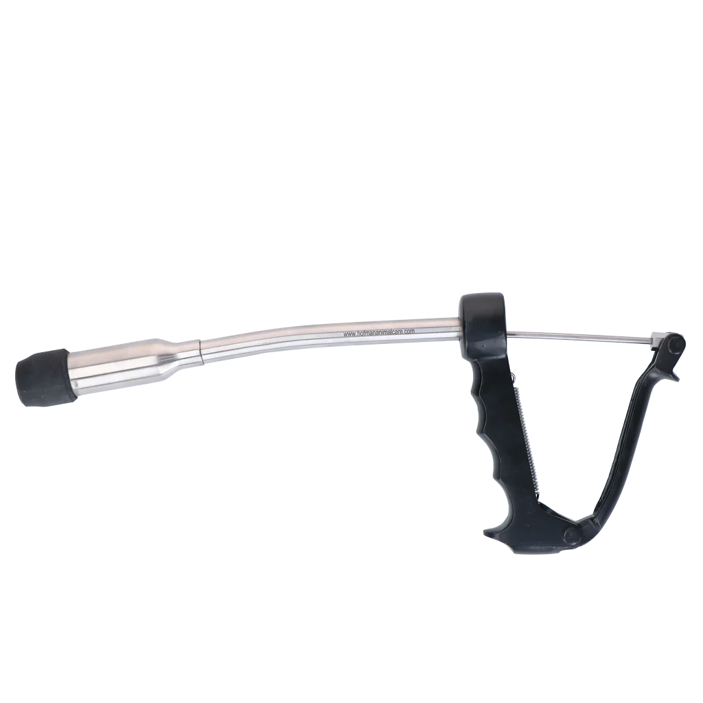 Aplicator de bolusuri pentru oi și viței, oțel inoxidabil, 36 cm – Hofman Animal Care - imagine 1