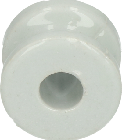 Izolator de colț din porțelan, 40 mm, alb – ZoneGuard