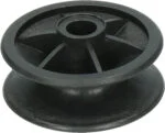 Izolator de colț din plastic, diametru exterior 42 mm, negru – ZoneGuard - imagine 2