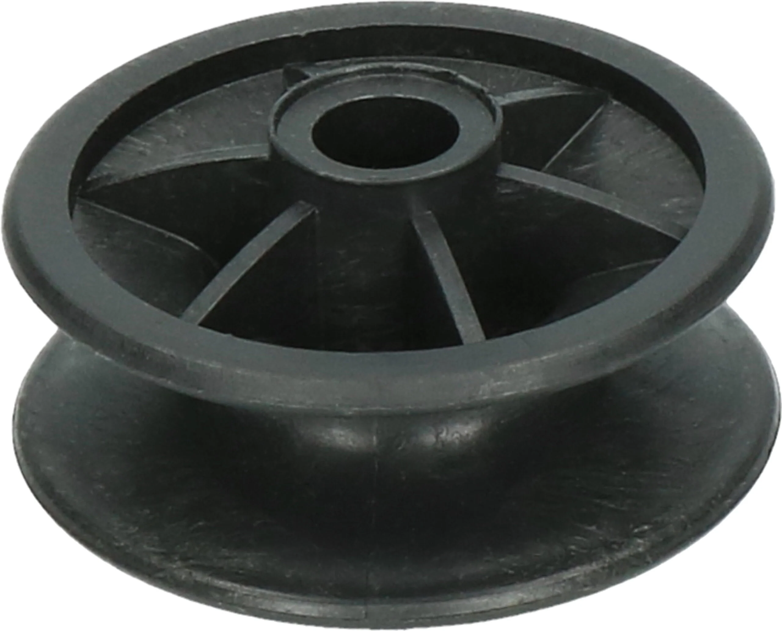 Izolator de colț din plastic, diametru exterior 42 mm, negru – ZoneGuard - imagine 2