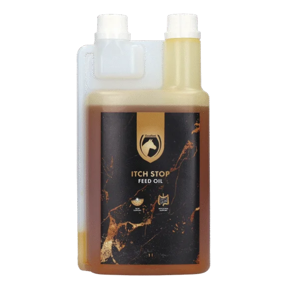 Ulei pentru hrana cailor cu Omega 3 și Omega 6, 1 l – Excellent Horse Itch Stop Feed Oil