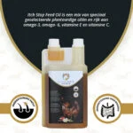 Ulei pentru hrana cailor cu Omega 3 și Omega 6, 1 l – Excellent Horse Itch Stop Feed Oil - imagine 2