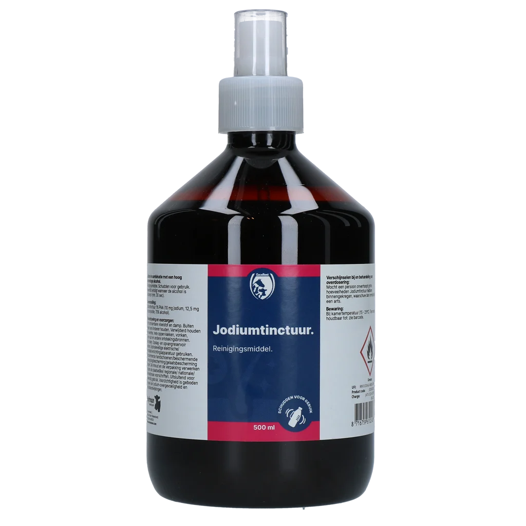 Tinctură de iod 1% cu alcool 70%, 500 ml - imagine 1