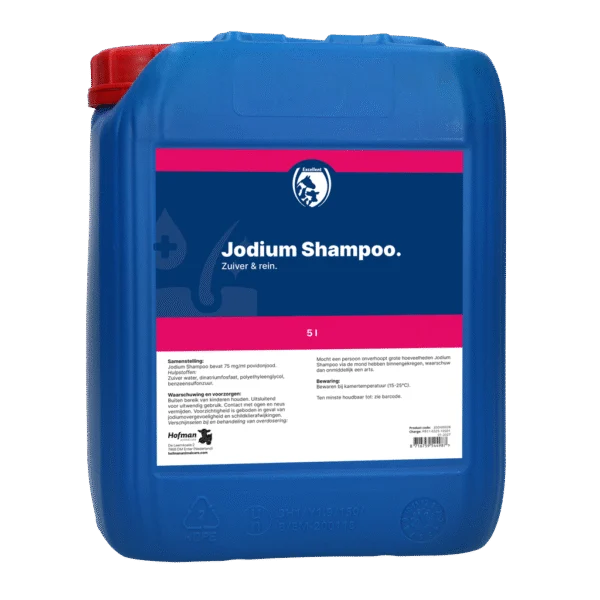 Șampon cu iod pentru blană și piele, 5 l – Excellent Jodium Shampoo