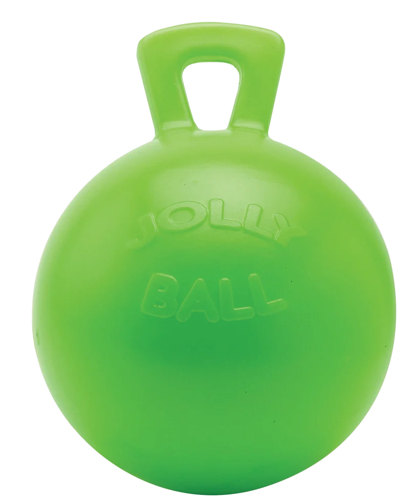 Minge de joacă pentru cai, verde, cu miros de măr, 25 cm – Jolly Pets Jolly Ball - imagine 1