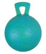 Minge de joacă pentru cai, verde ocean, cu miros de măr, 25 cm – Jolly Pets Jolly Ball
