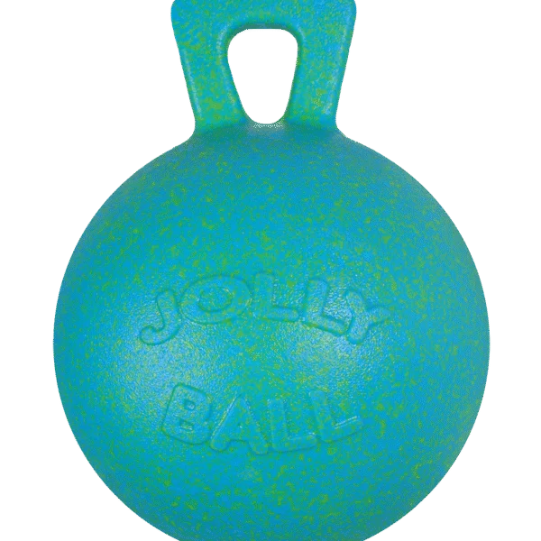 Minge de joacă pentru cai, verde ocean, cu miros de măr, 25 cm – Jolly Pets Jolly Ball