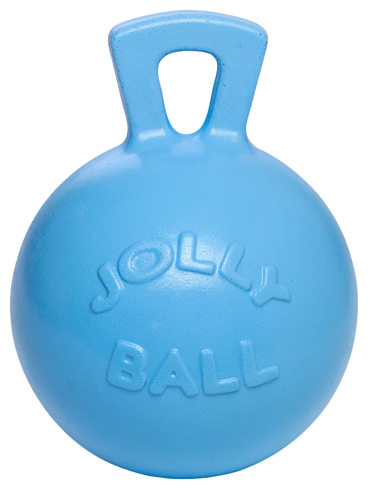 JOLL008A.png Minge de joacă pentru cai, albastră, cu miros de afine, 25 cm – Jolly Pets Jolly Ball - imagine 1