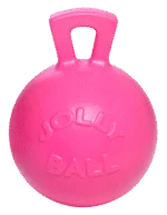 Minge de joacă pentru cai cu aromă de gumă de mestecat, roz, 25 cm – Jolly Pets Jolly Ball