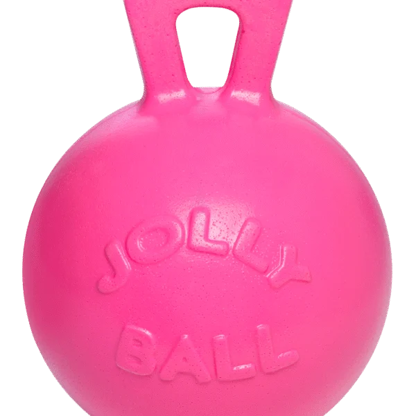 Minge de joacă pentru cai cu aromă de gumă de mestecat, roz, 25 cm – Jolly Pets Jolly Ball