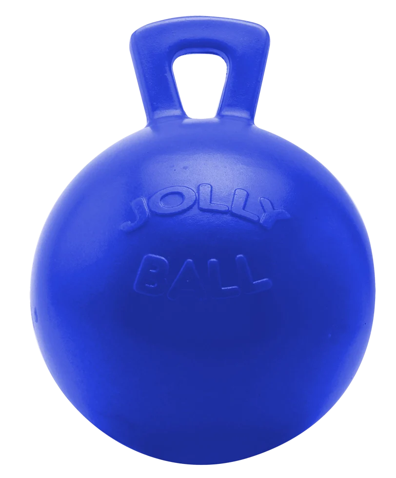 Minge pentru cai, albastru închis, fără miros, 25 cm – Jolly Pets Jolly Ball - imagine 1