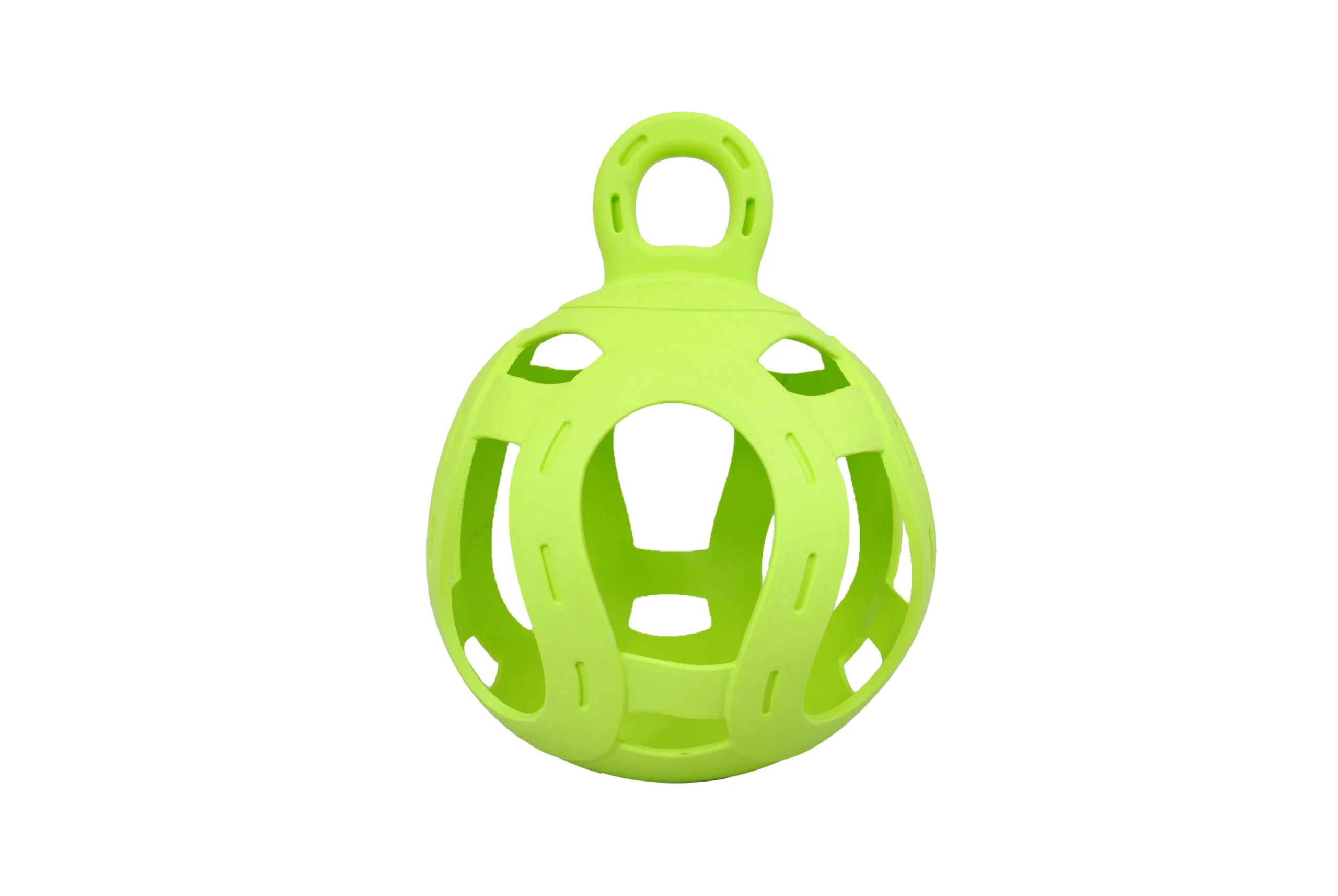 Minge pentru recompense pentru cai, din cauciuc flexibil, verde, 20 cm – Jolly Pets Jolly Hay Ball - imagine 1
