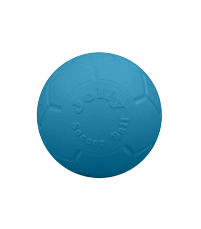 Minge de fotbal pentru câini, bleu, 7,5 cm – Jolly Pets Mini Soccer Ball