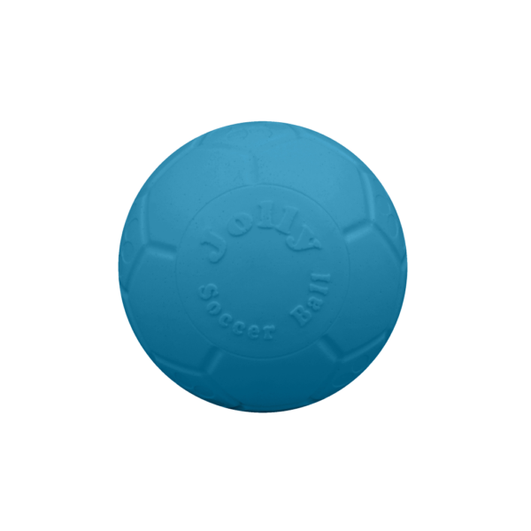 Minge de fotbal pentru câini, bleu, 7,5 cm – Jolly Pets Mini Soccer Ball